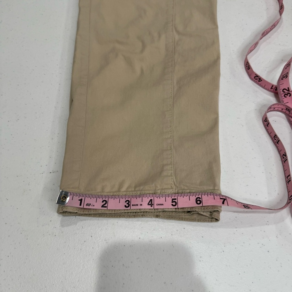 Chico’s Cotton Blend Long Pants Casual Zip Pockets Women’s Size 12 (Chico’s 2) - Picture 12 of 14